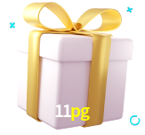 Receba seus bônus de boas-vindas no 11pg