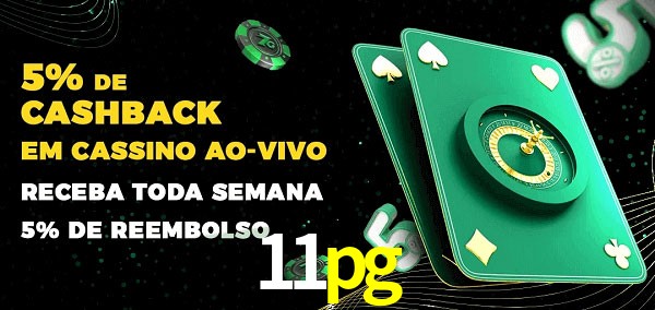 Promoções do cassino ao Vivo 11pg